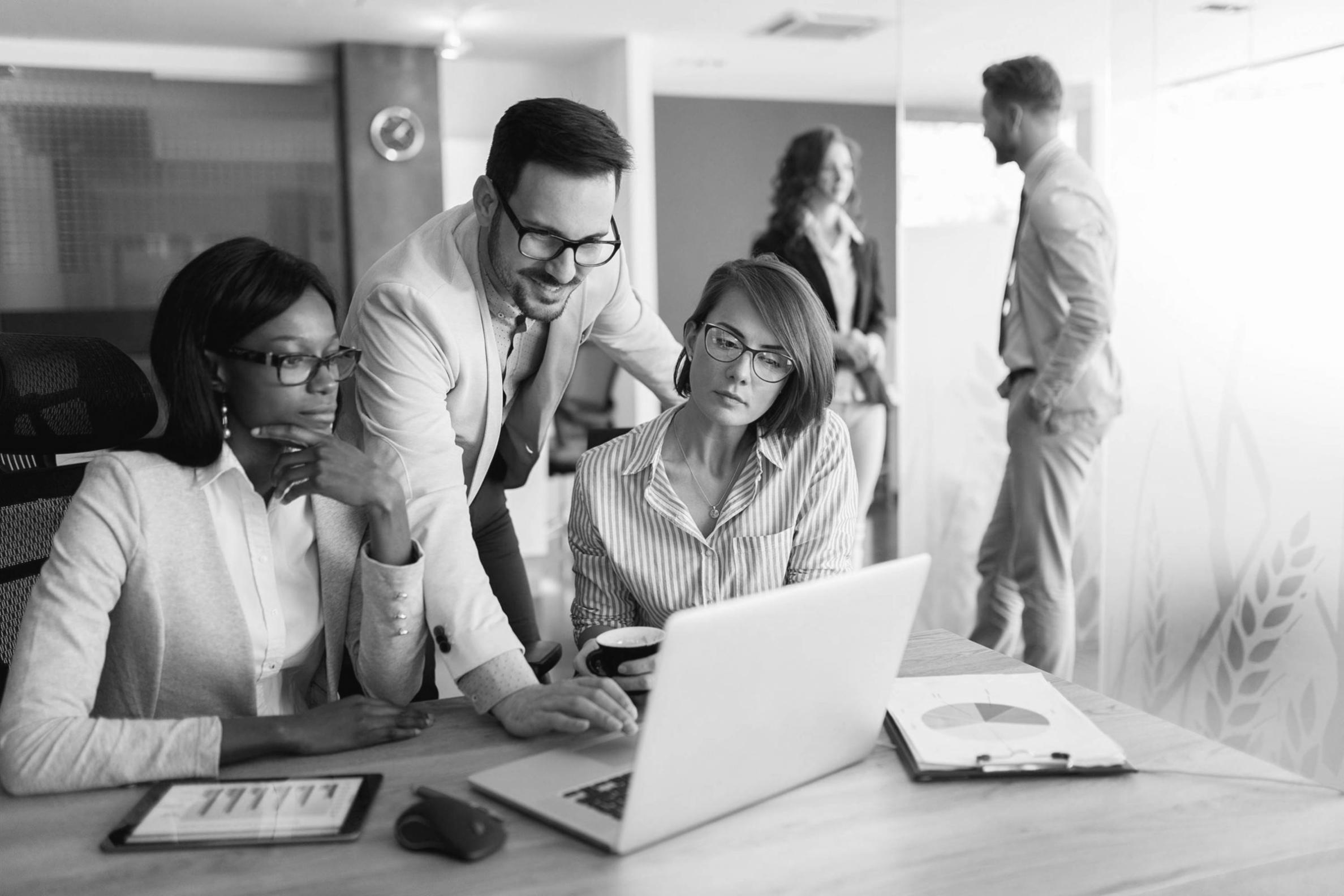 Person organizing receipts and financial documents